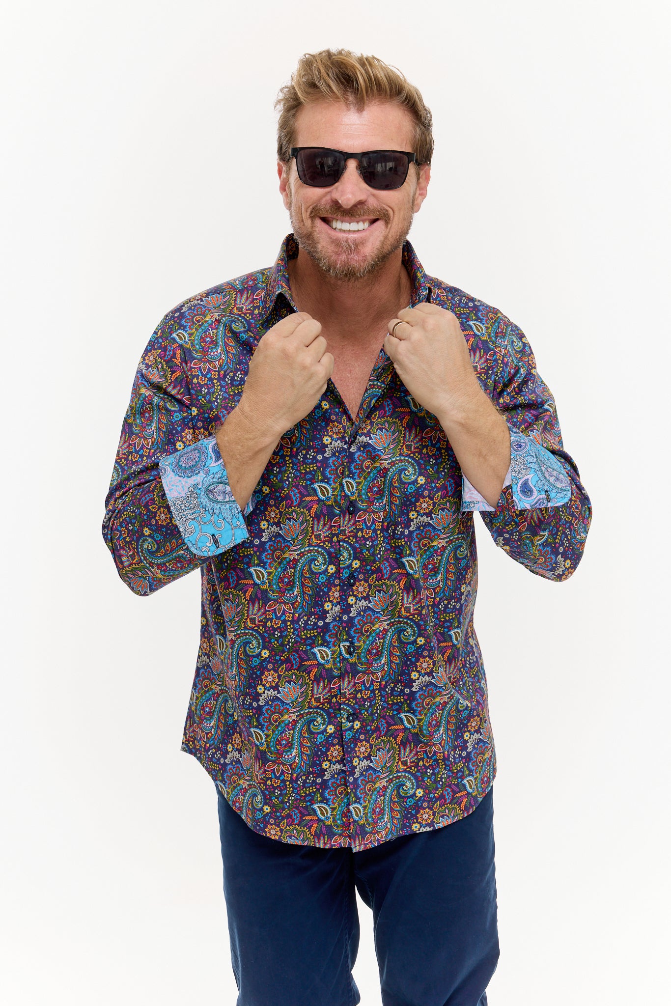 PAISLEY INK SHIRT-David Smith Australia