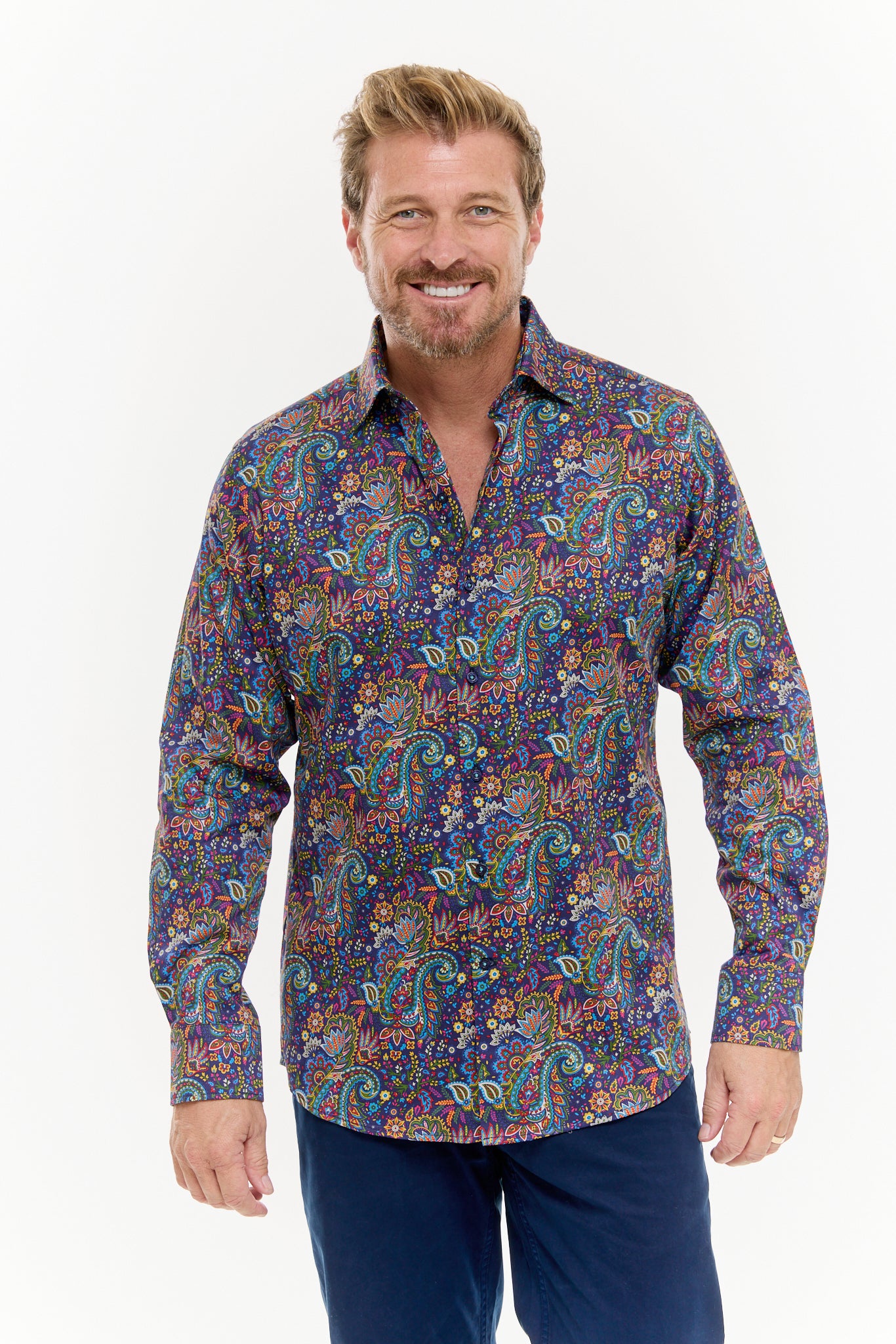 PAISLEY INK SHIRT-David Smith Australia