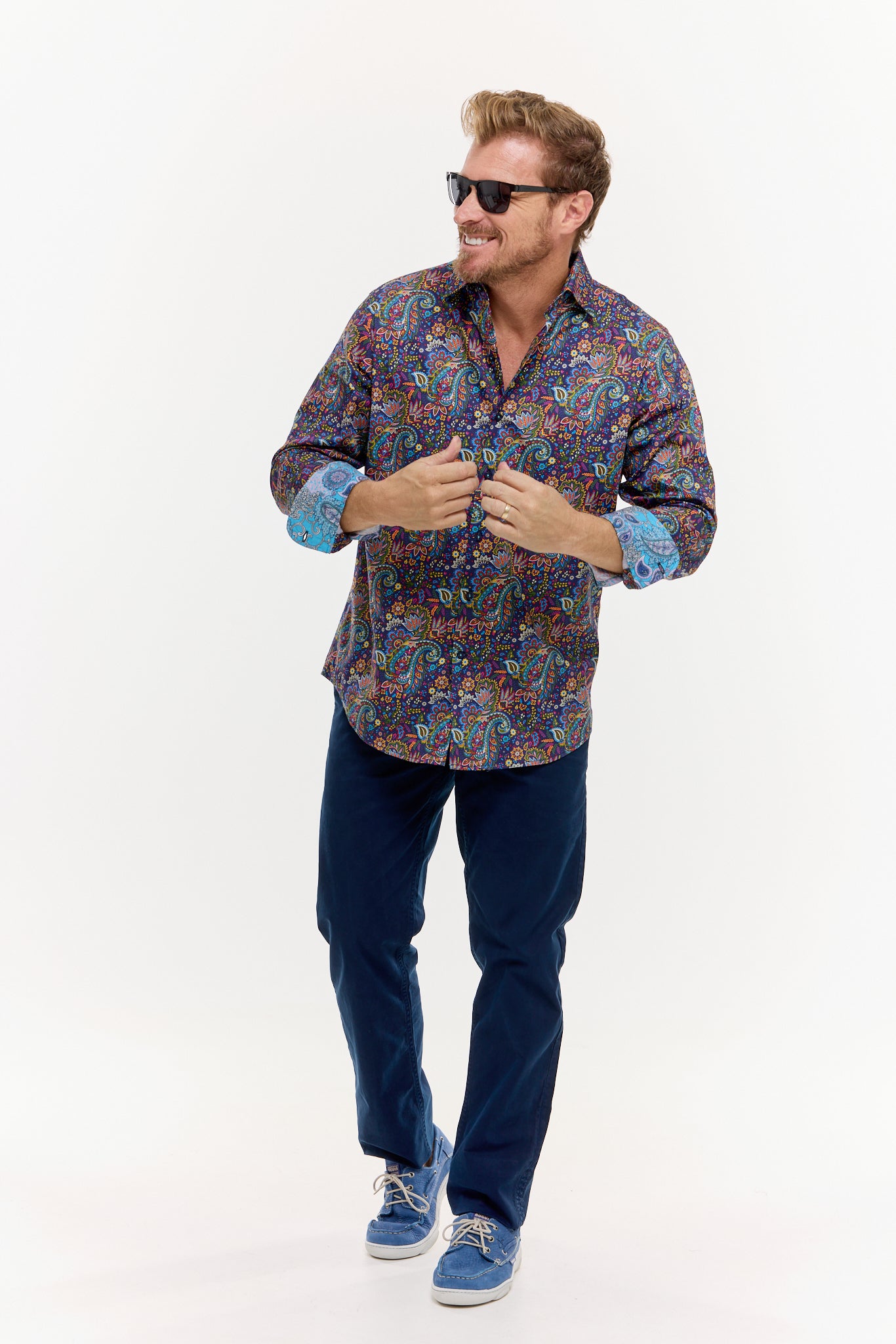PAISLEY INK SHIRT-David Smith Australia
