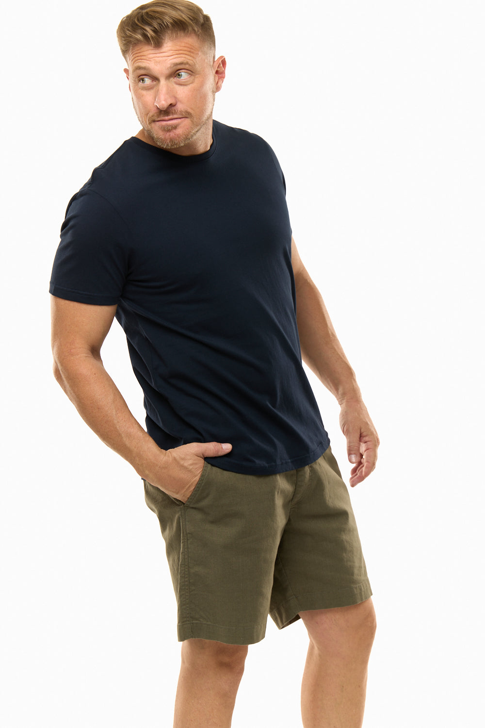 WAVE SHORT OLIVE-David Smith Australia