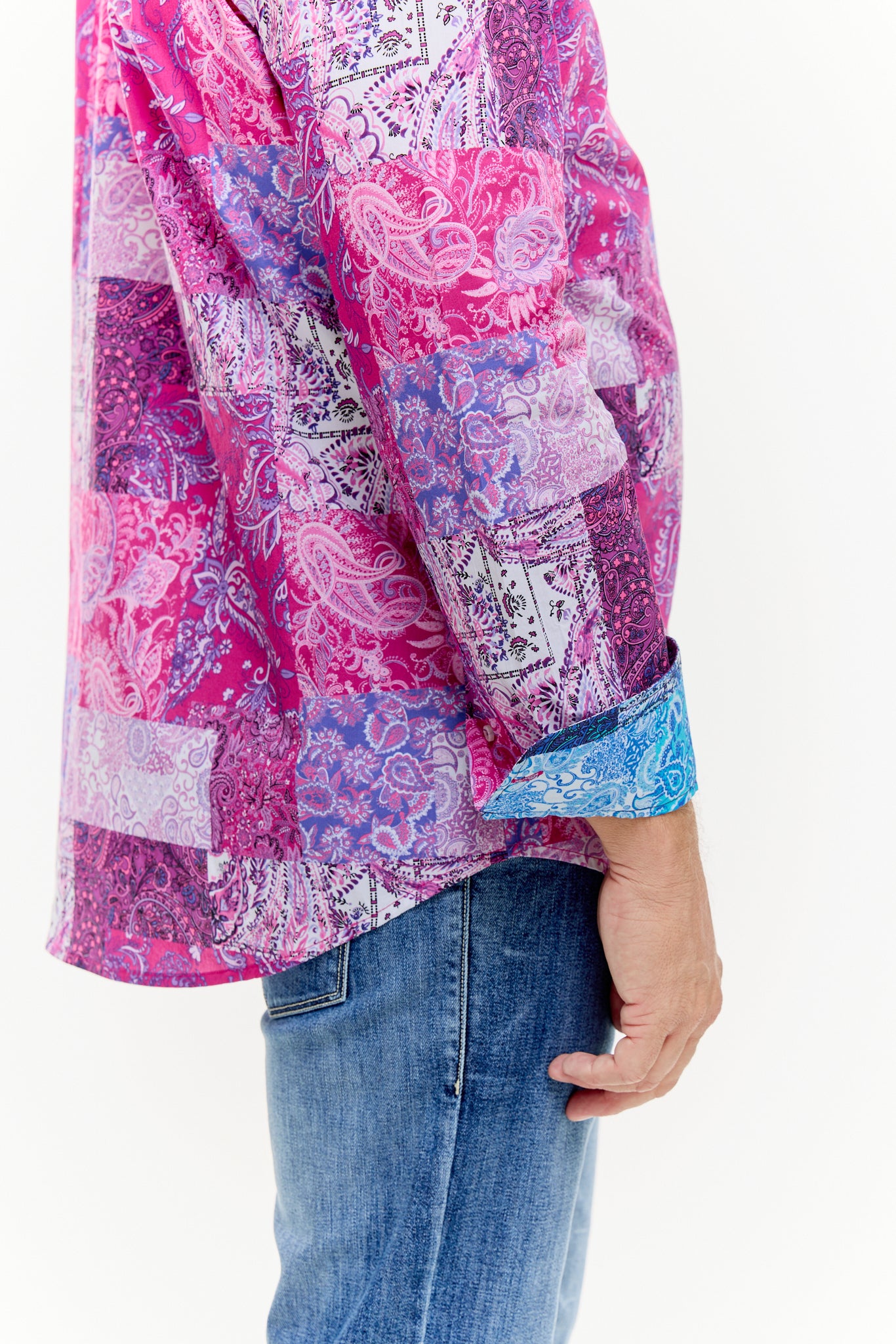 TAPESTRY SHIRT ROSE-David Smith Australia