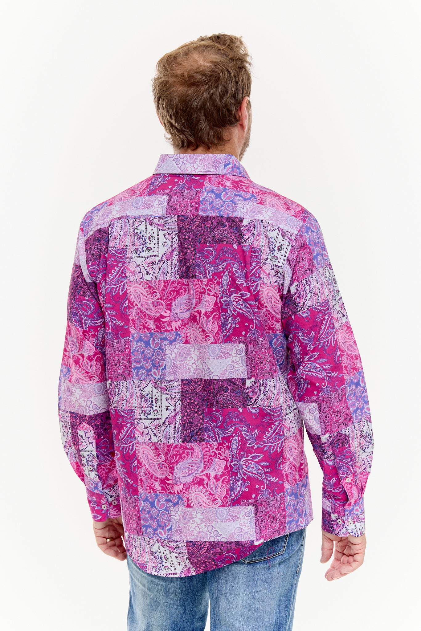 TAPESTRY SHIRT ROSE-David Smith Australia