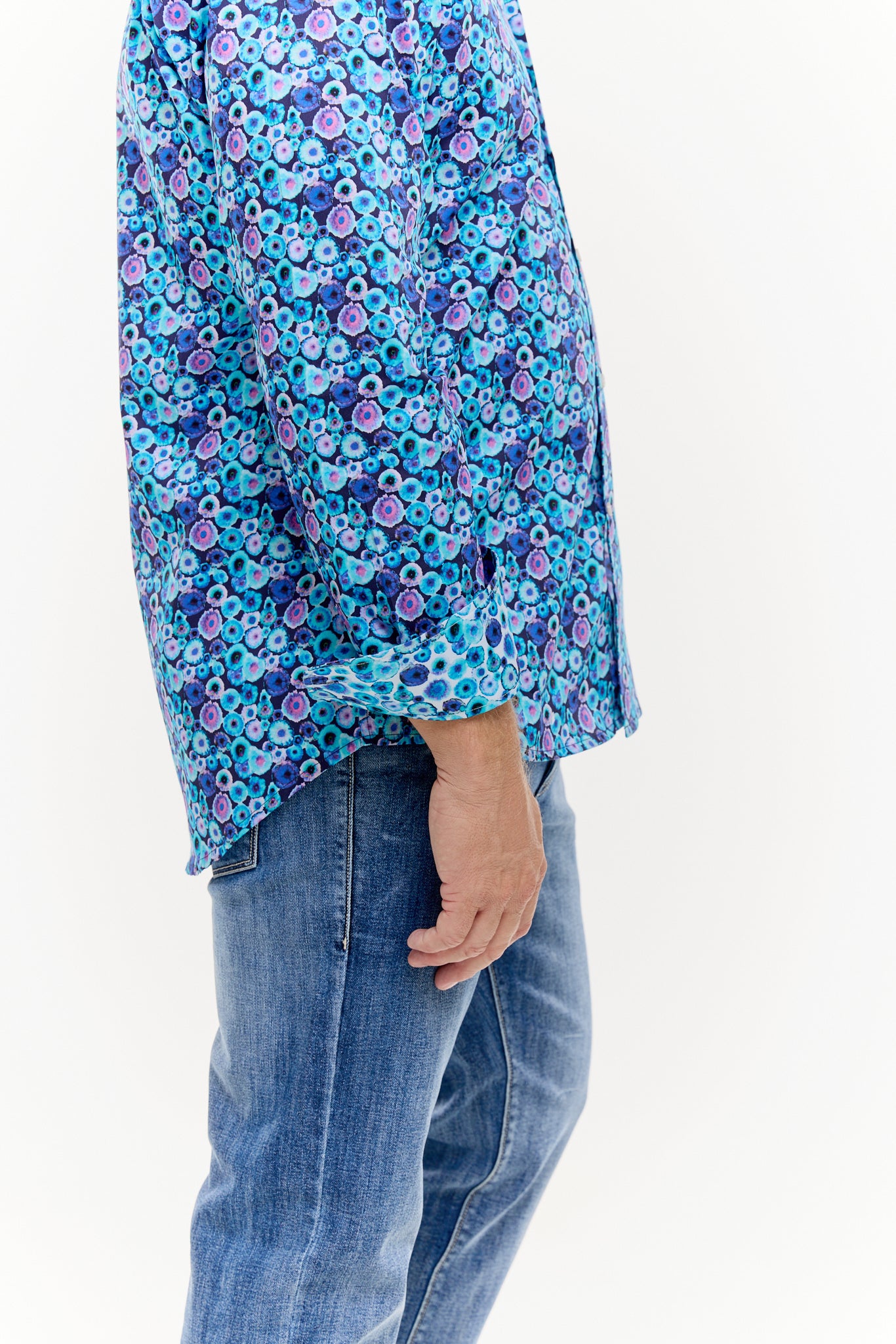 INKED SHIRT INDIGO-David Smith Australia