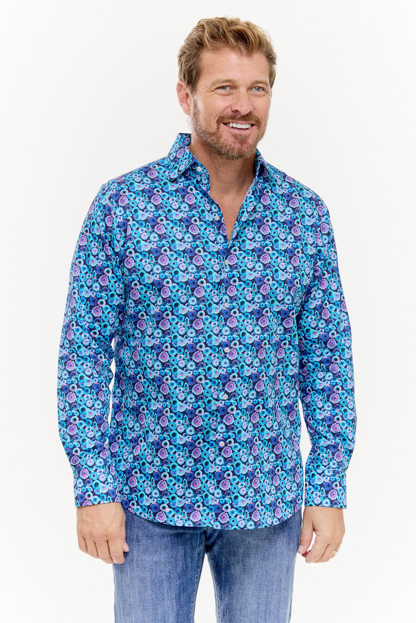 INKED SHIRT INDIGO-David Smith Australia