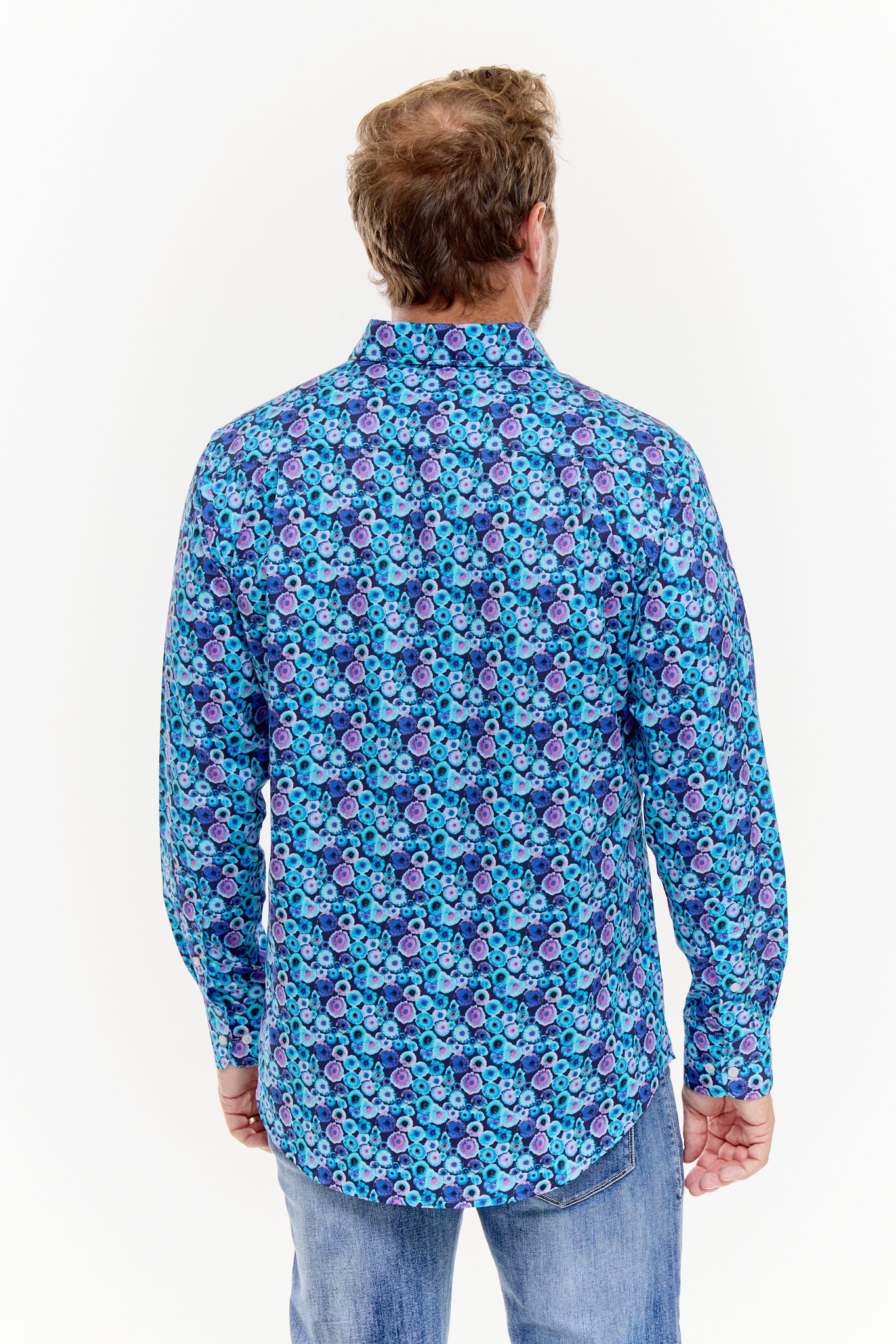 INKED SHIRT INDIGO-David Smith Australia