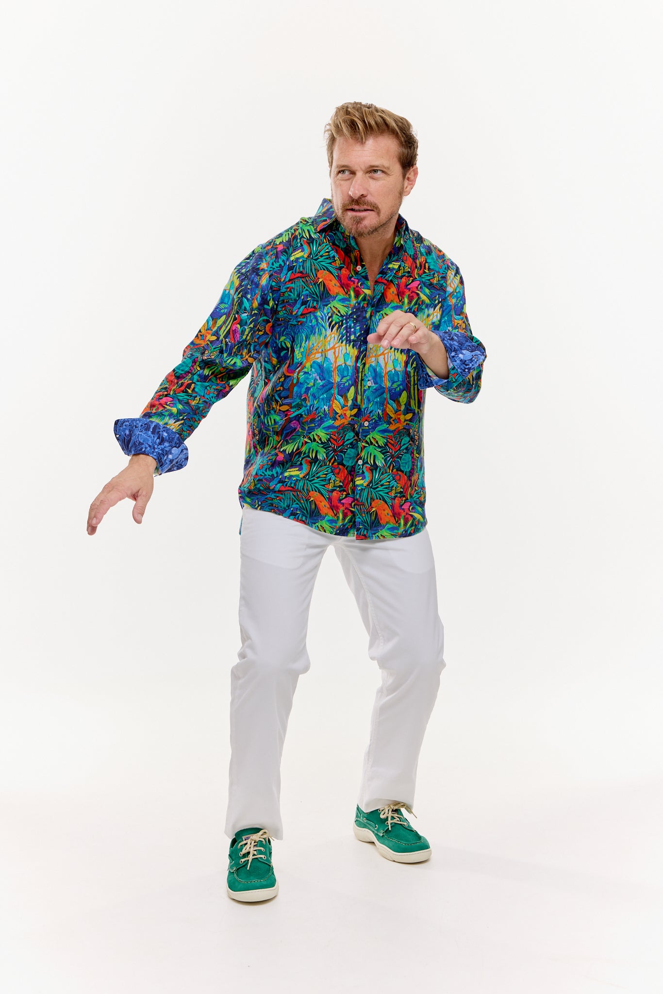 SHADOWS LINEN SHIRT-David Smith Australia