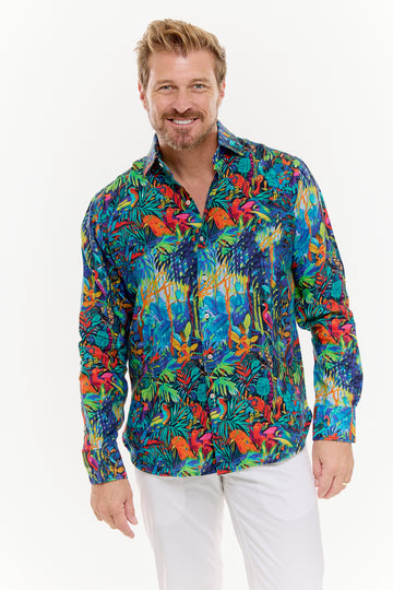 SHADOWS LINEN SHIRT-David Smith Australia