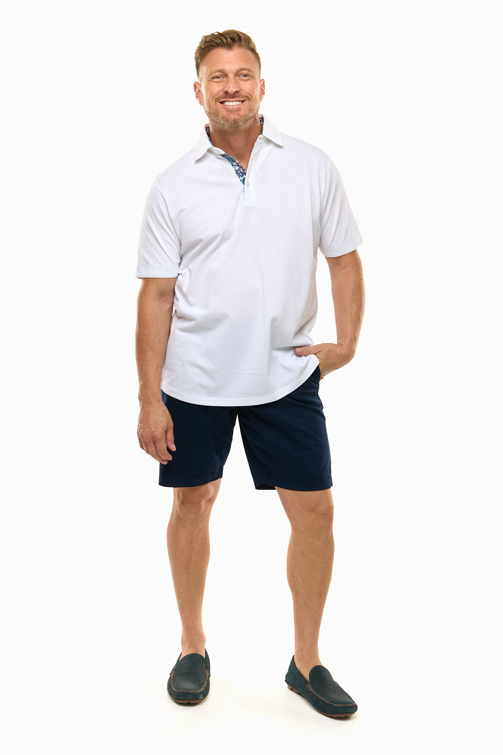 AMALFI POLO WHITE-David Smith Australia