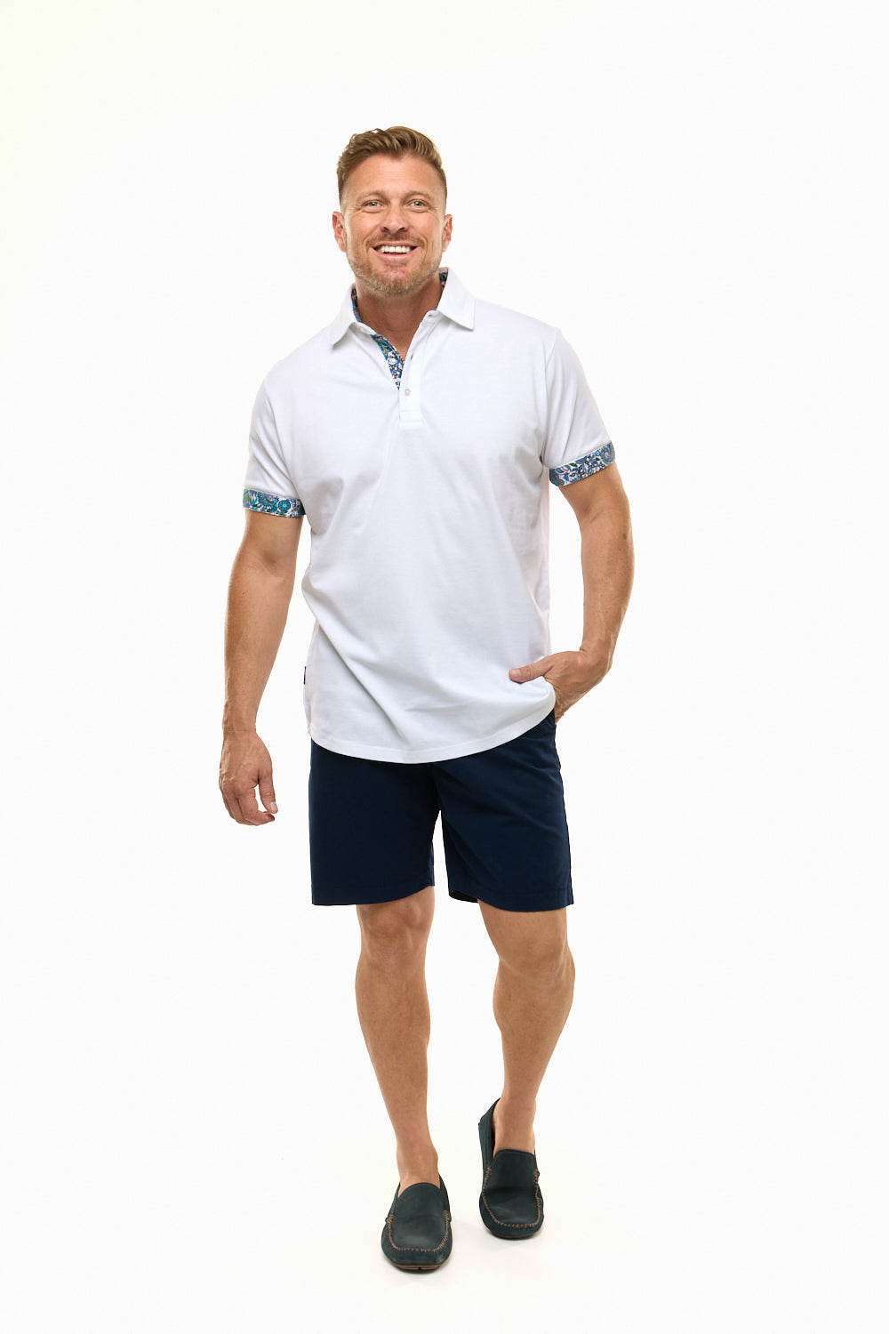 AMALFI POLO WHITE-David Smith Australia