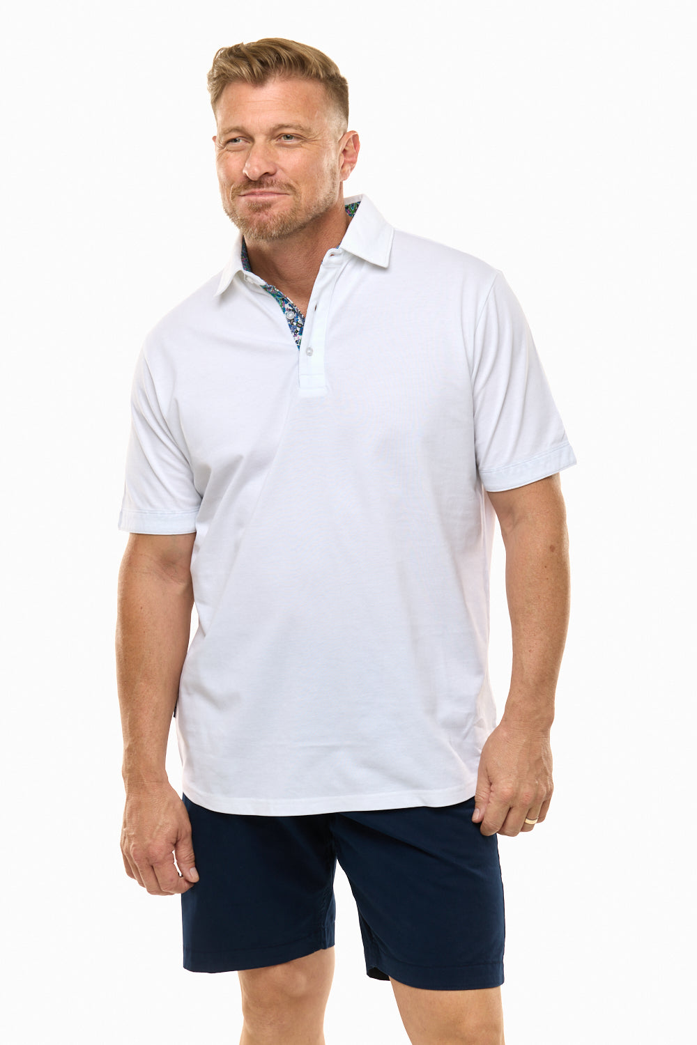 AMALFI POLO WHITE-David Smith Australia