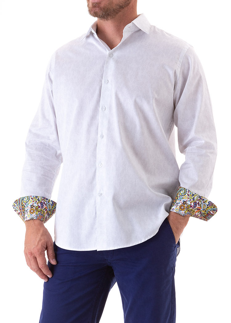 SUBTLE PAISLEY SHIRT-David Smith Australia