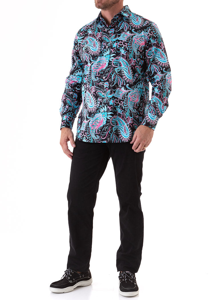 EDWARDIAN PAISLEY SHIRT-David Smith Australia