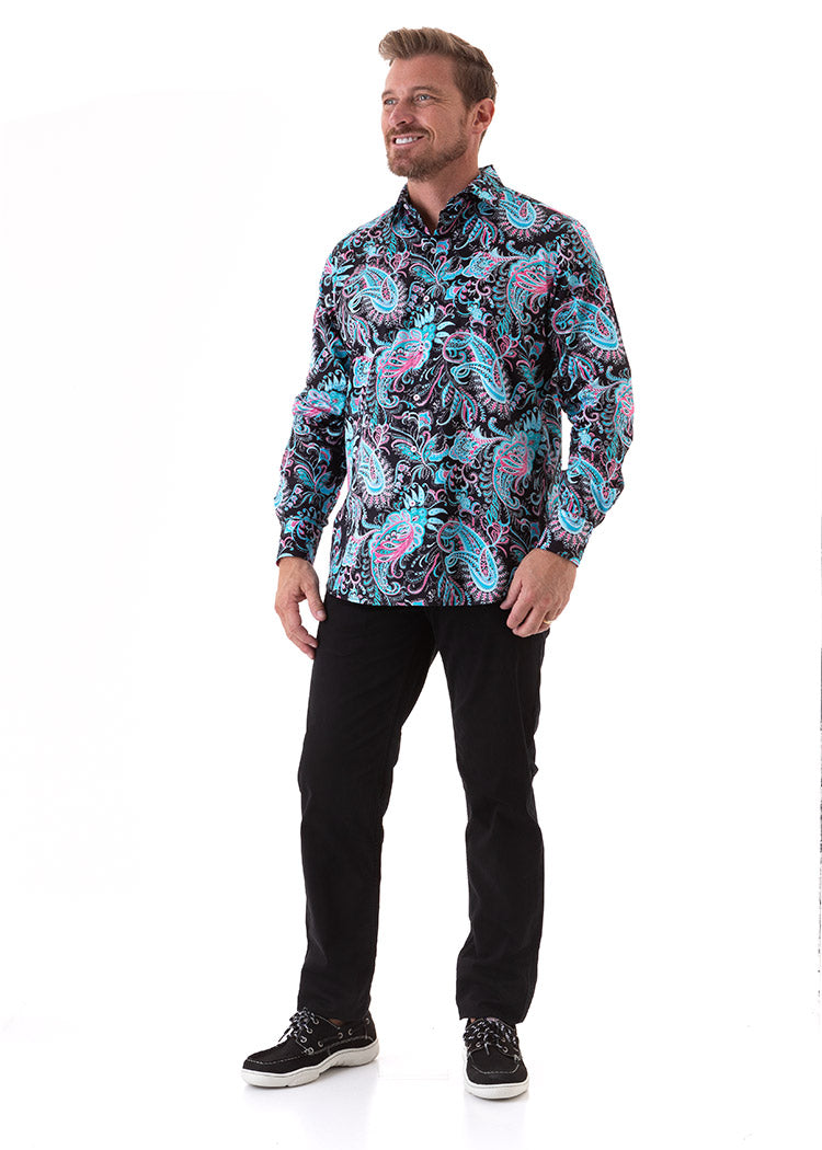 EDWARDIAN PAISLEY SHIRT-David Smith Australia
