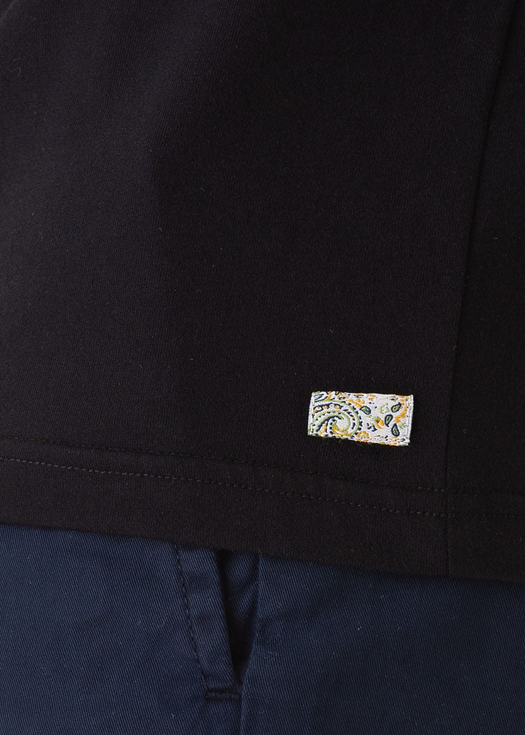 COMO T-SHIRT BLACK-David Smith Australia