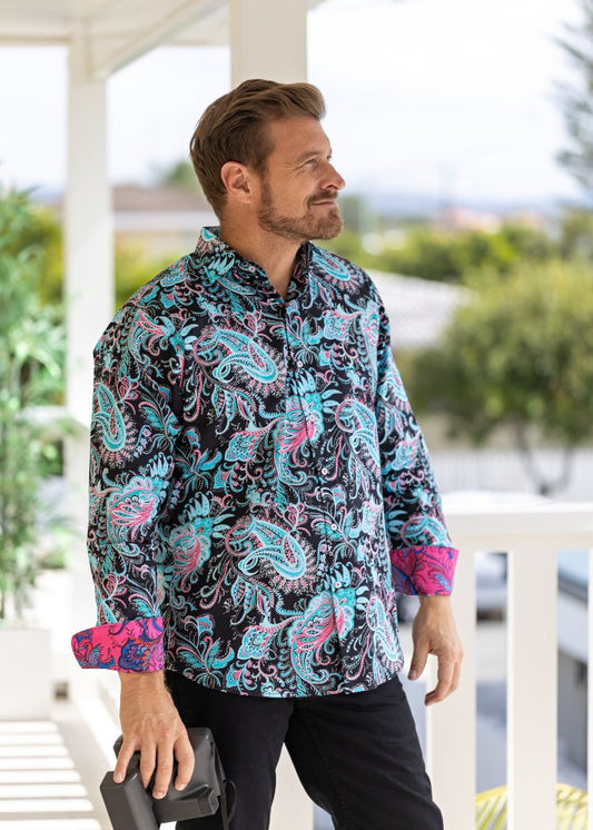 EDWARDIAN PAISLEY SHIRT-David Smith Australia