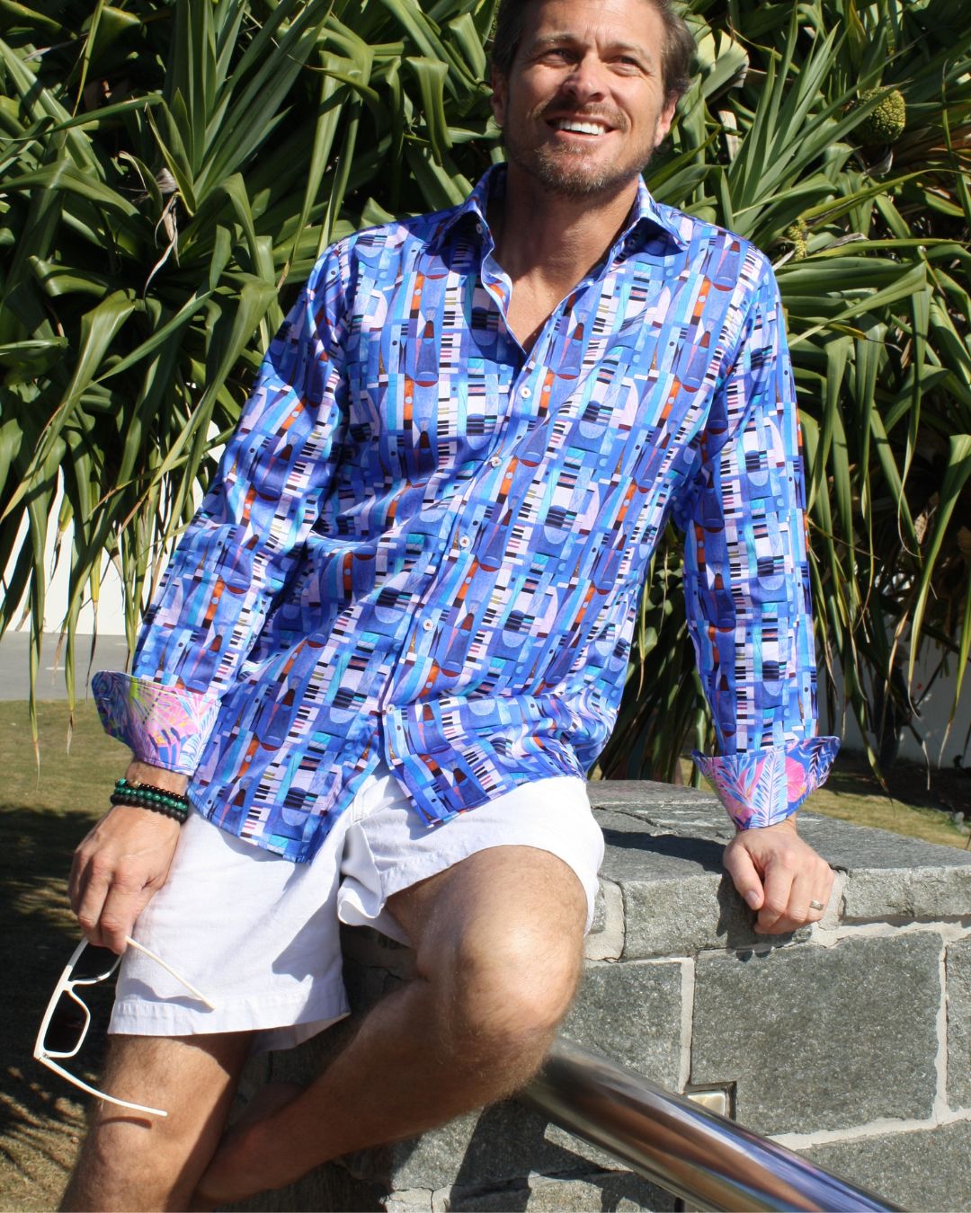 Party – Mens Bold Long Sleeve Shirt David Smith Australia