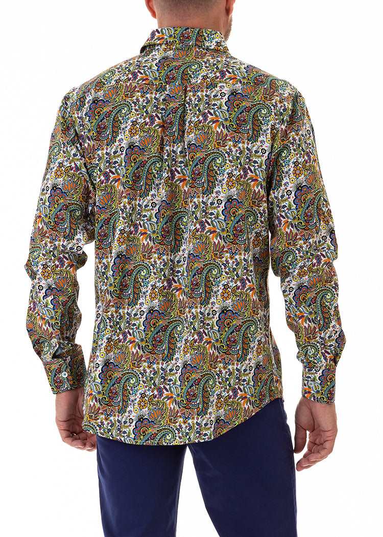PEACOCK PAISLEY SHIRT-David Smith Australia