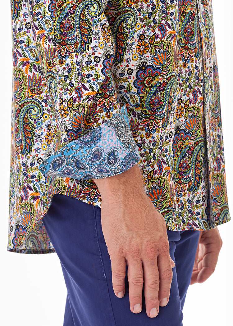 PEACOCK PAISLEY SHIRT-David Smith Australia