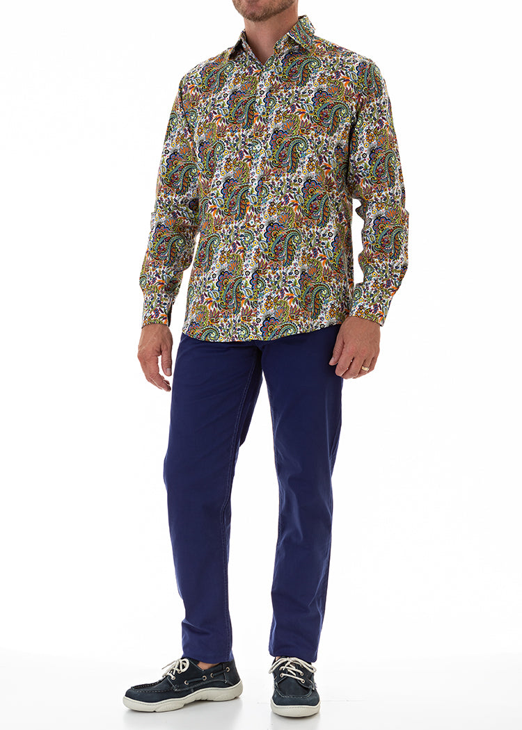 PEACOCK PAISLEY SHIRT-David Smith Australia