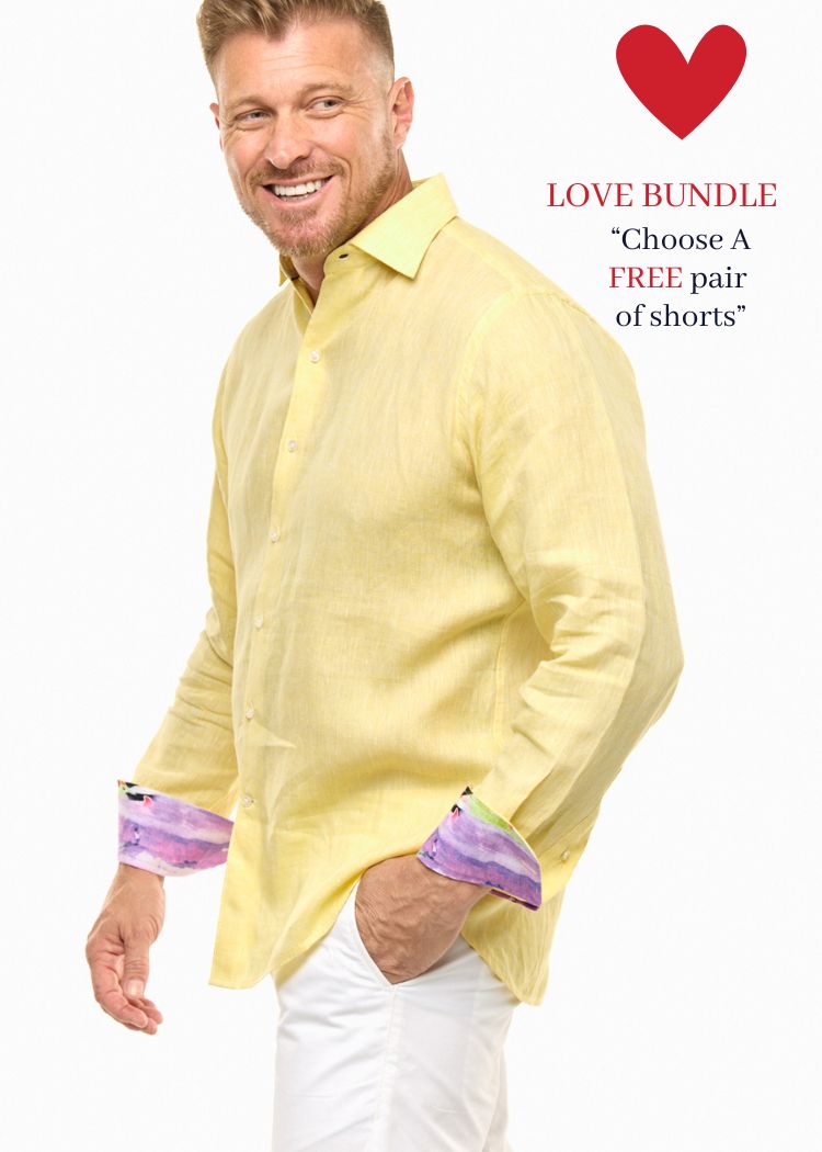 LANIKAI LINEN SHIRT SUNRISE-David Smith Australia