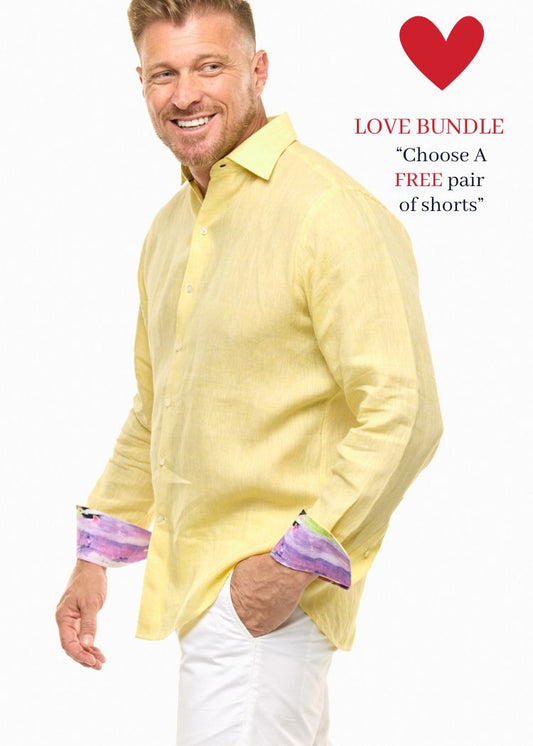 LANIKAI LINEN SHIRT SUNRISE