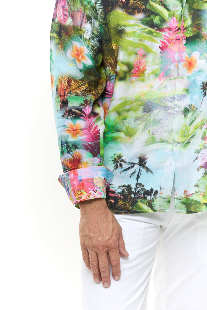 ISLAND LINEN SHIRT-David Smith Australia