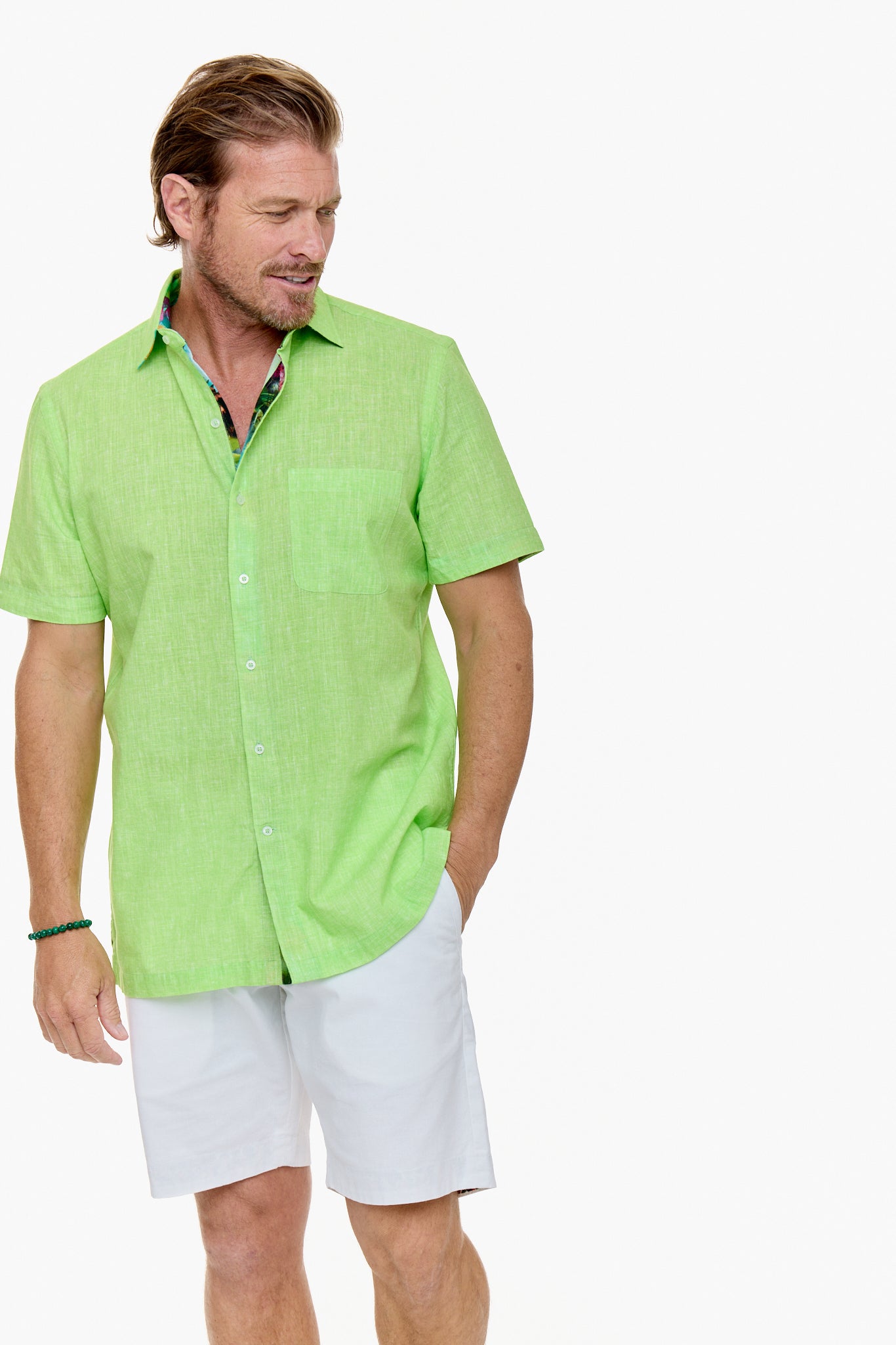 CAYMAN SILCOTT SHIRT APPLE-David Smith Australia