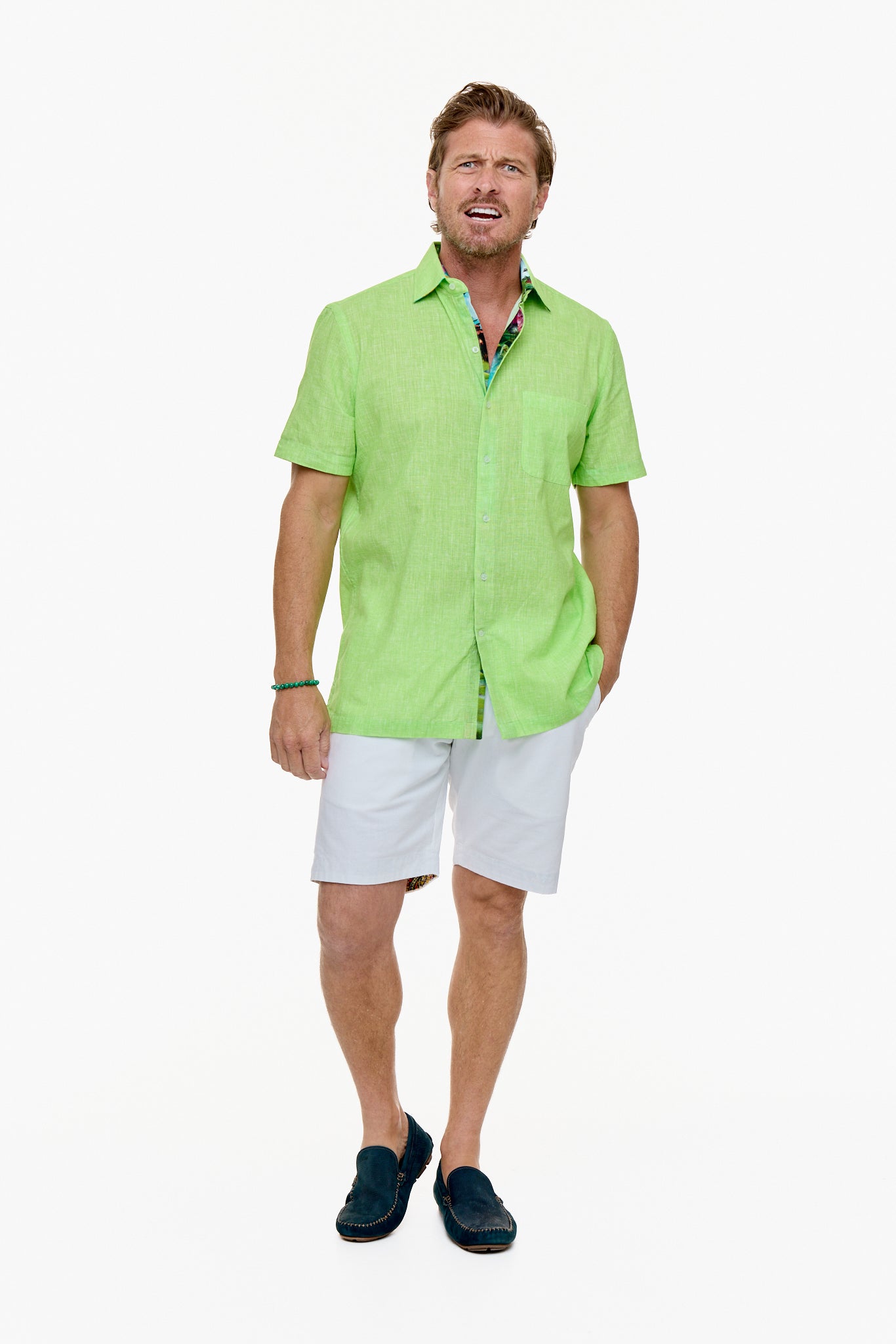 CAYMAN SILCOTT SHIRT APPLE-David Smith Australia