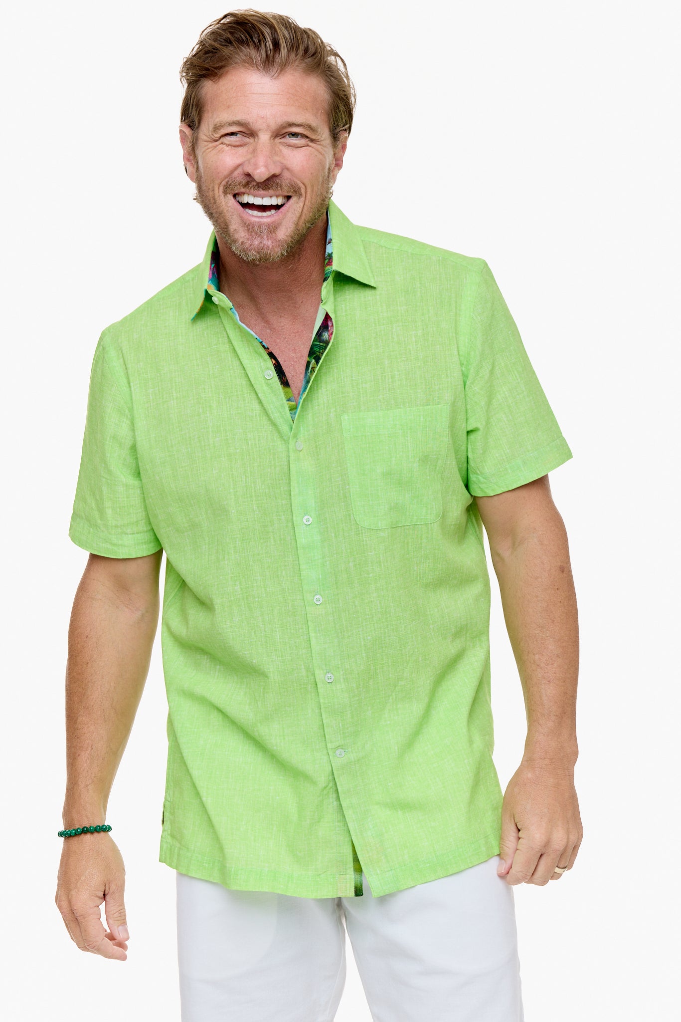 CAYMAN SILCOTT SHIRT APPLE-David Smith Australia