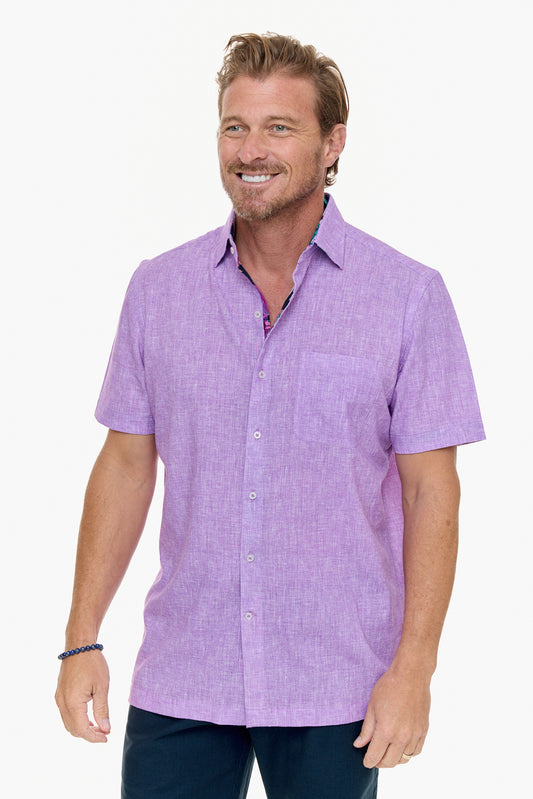 CAYMAN SILCOTT SHIRT LILAC