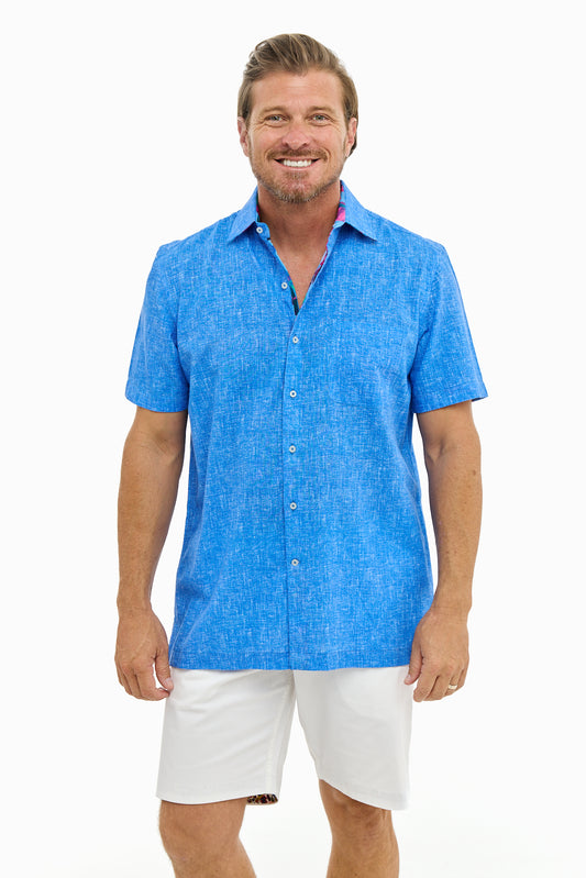CAYMAN SILCOTT SHIRT OCEAN-David Smith Australia