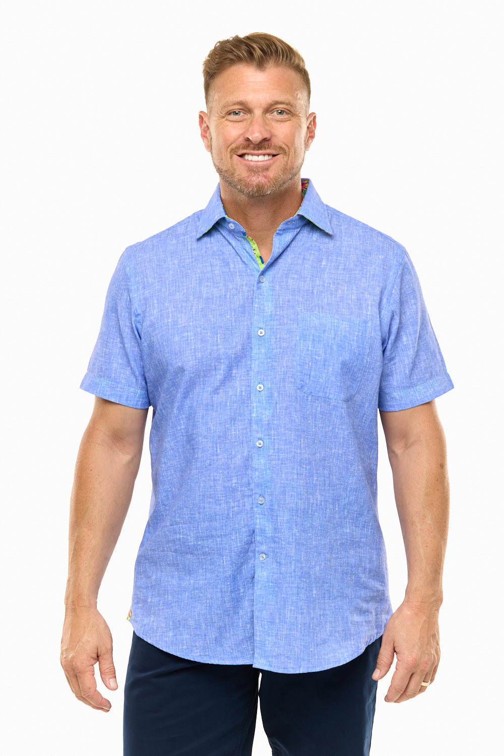 CAYMAN SILCOTT SHIRT VIOLET-David Smith Australia