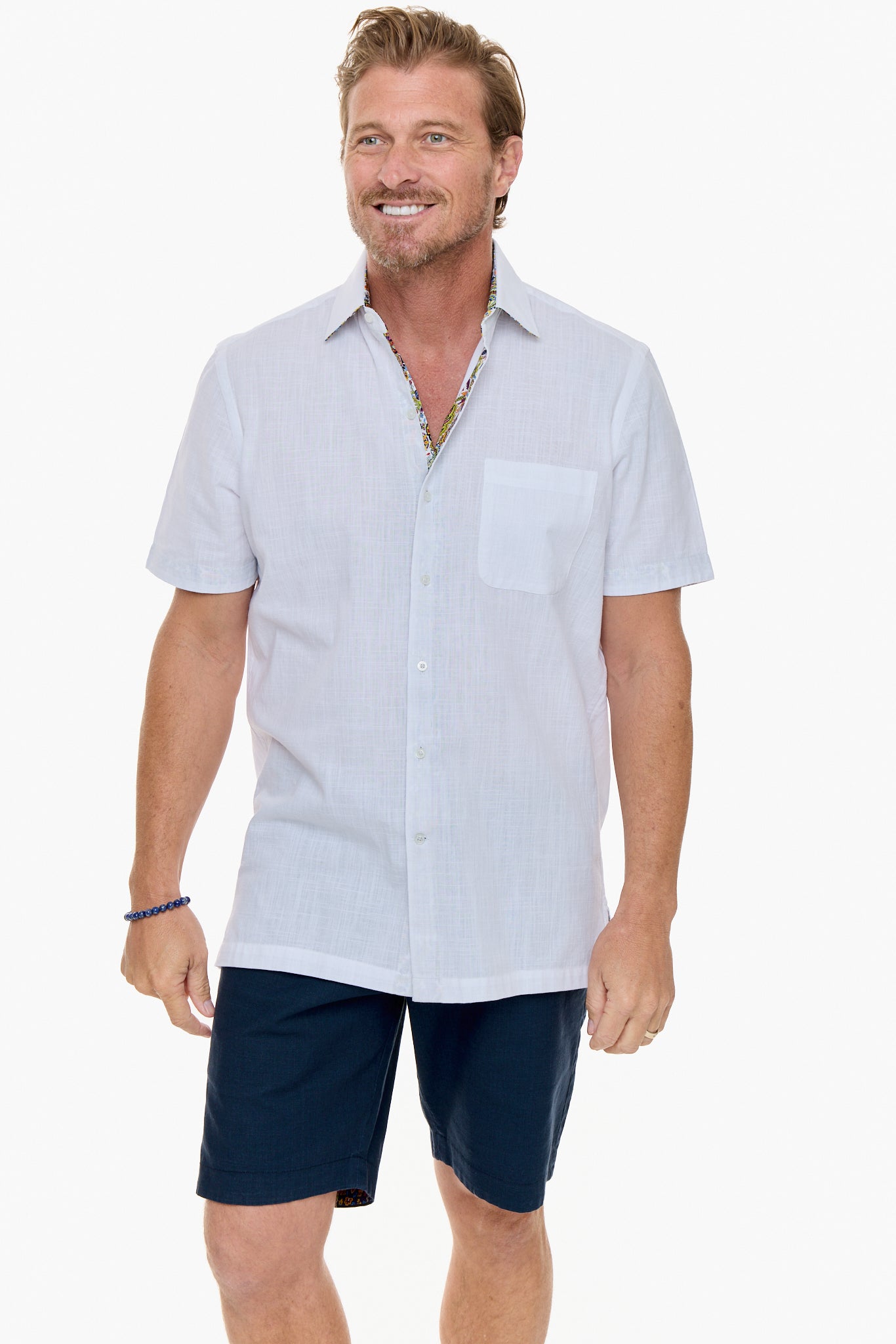 CAYMAN SILCOTT SHIRT WHITE-David Smith Australia