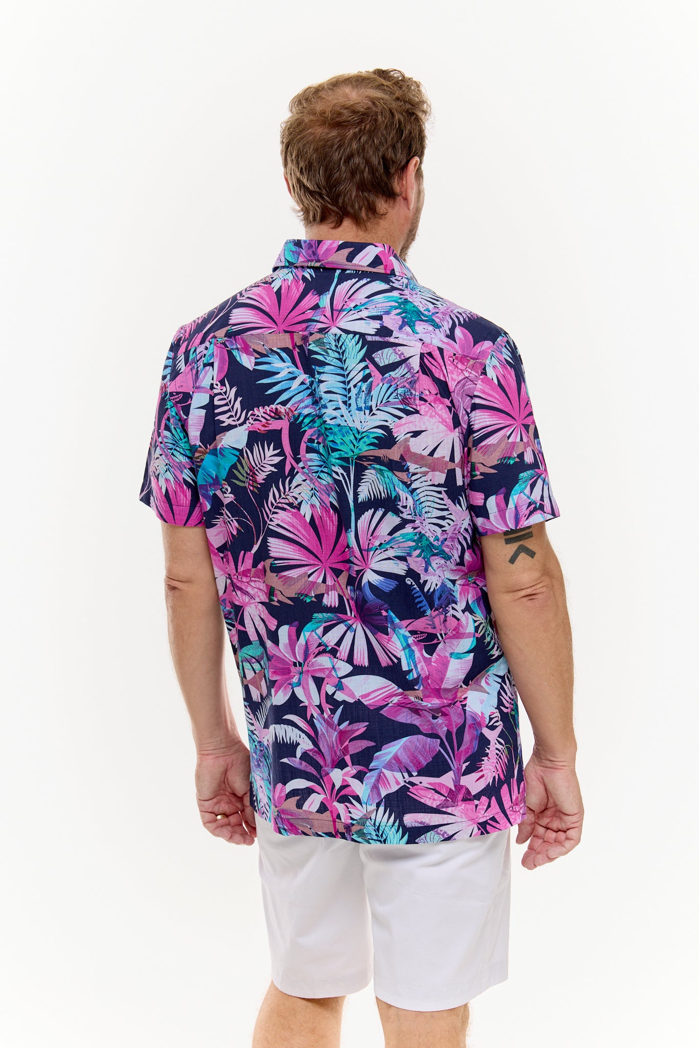 PANDANUS SILCOTT SHIRT MIDNIGHT-David Smith Australia