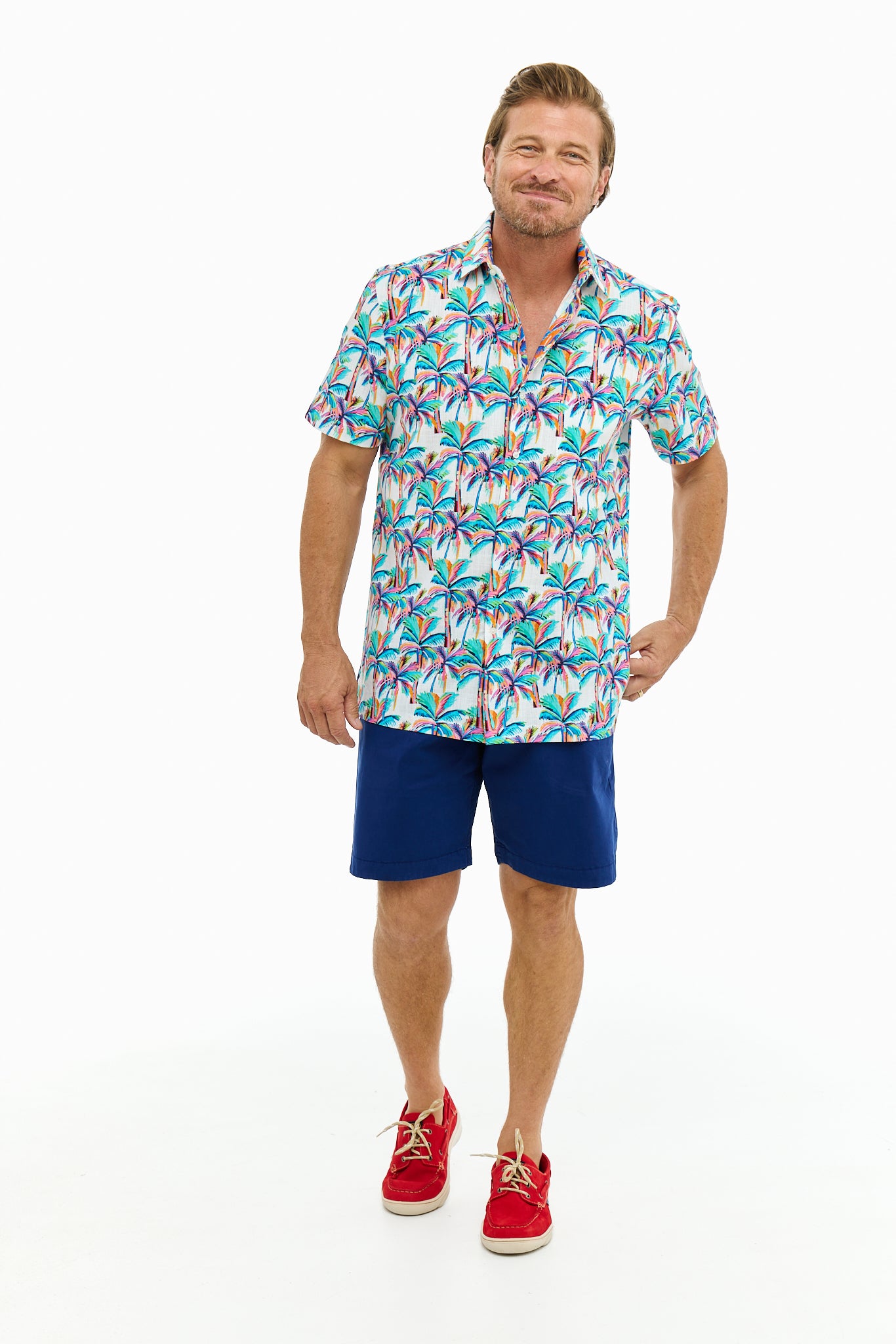 FOAM PALM SILCOTT SHIRT-David Smith Australia
