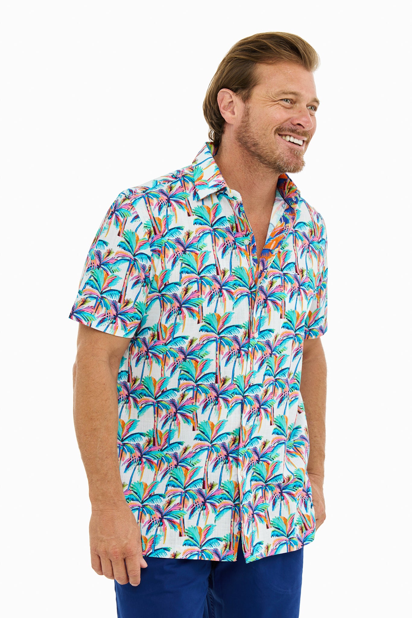 FOAM PALM SILCOTT SHIRT-David Smith Australia