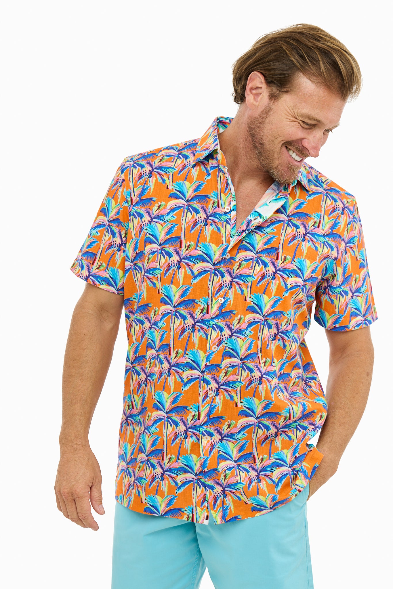 MANGO PALM SILCOTT SHIRT-David Smith Australia