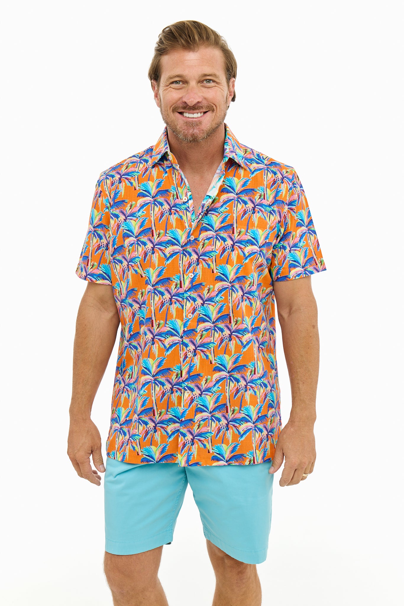 MANGO PALM SILCOTT SHIRT-David Smith Australia