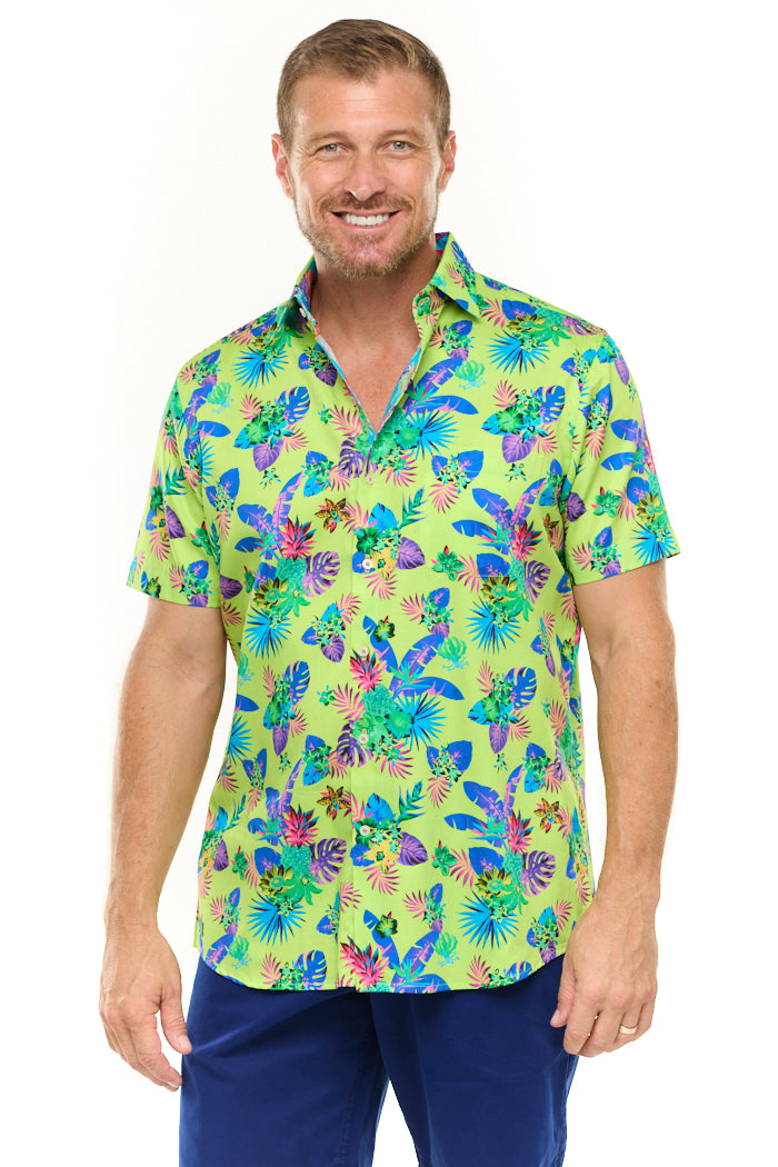 TROPICAL FLORAL SHIRT-David Smith Australia