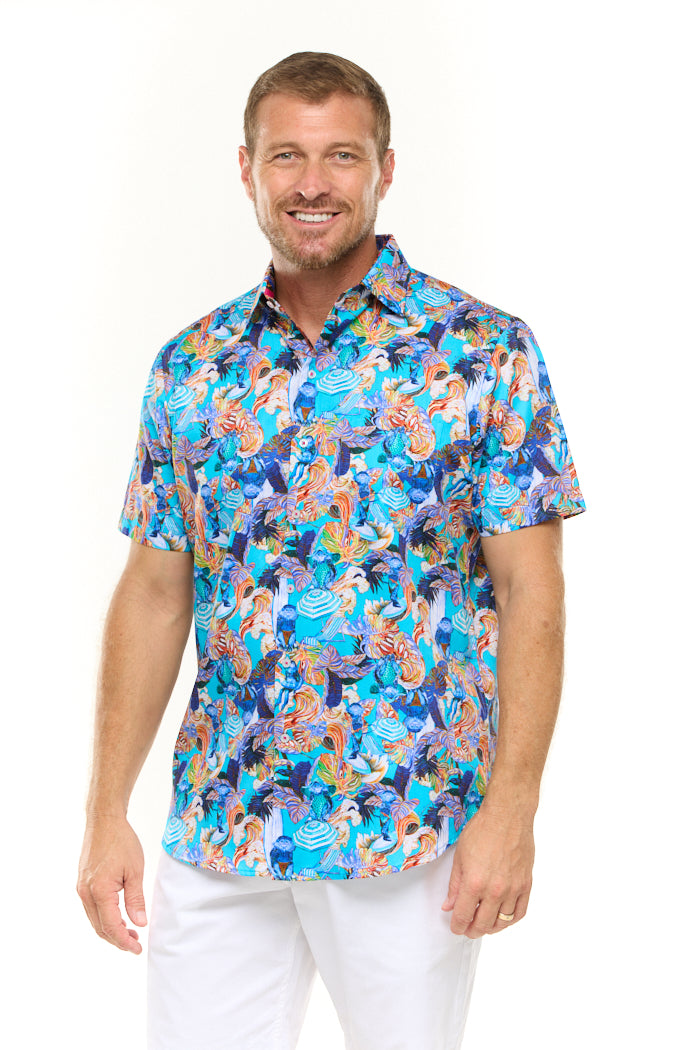 MONKEY BEACH SHIRT POOL-David Smith Australia