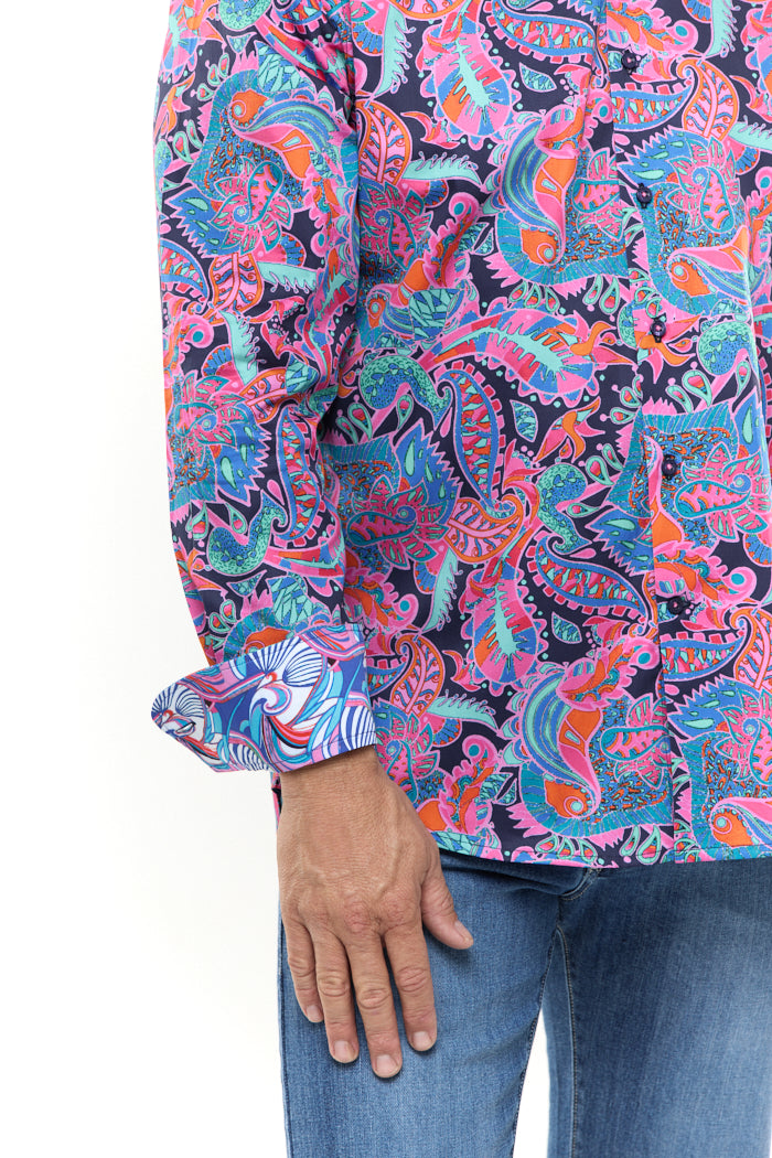 COCKTAIL PAISLEY SHIRT-David Smith Australia