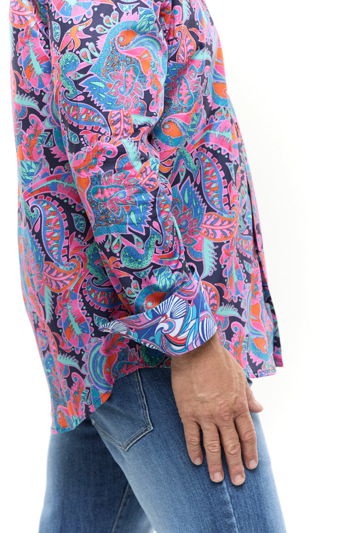 COCKTAIL PAISLEY SHIRT-David Smith Australia