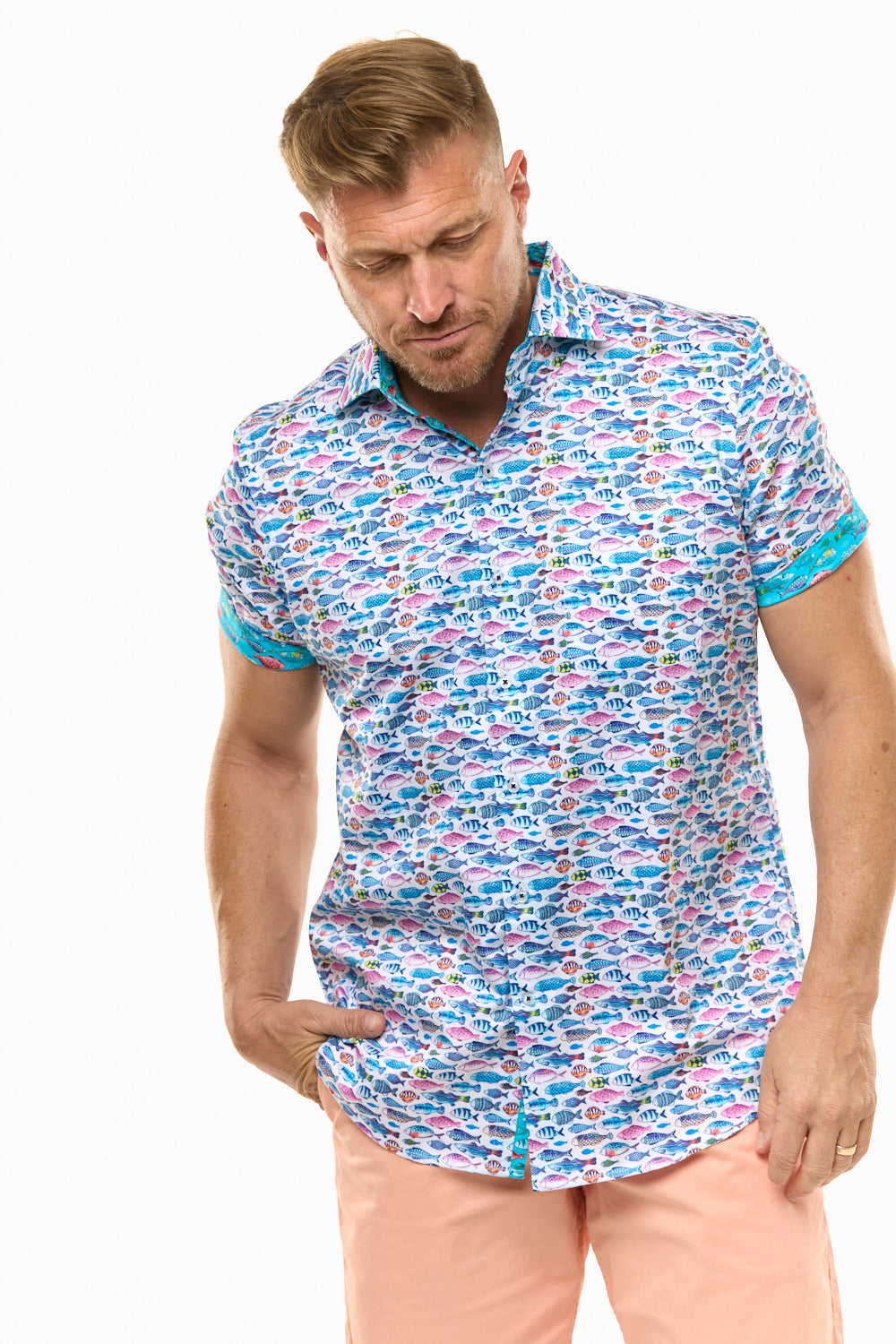 TROPICAL SHIRT SALT-David Smith Australia