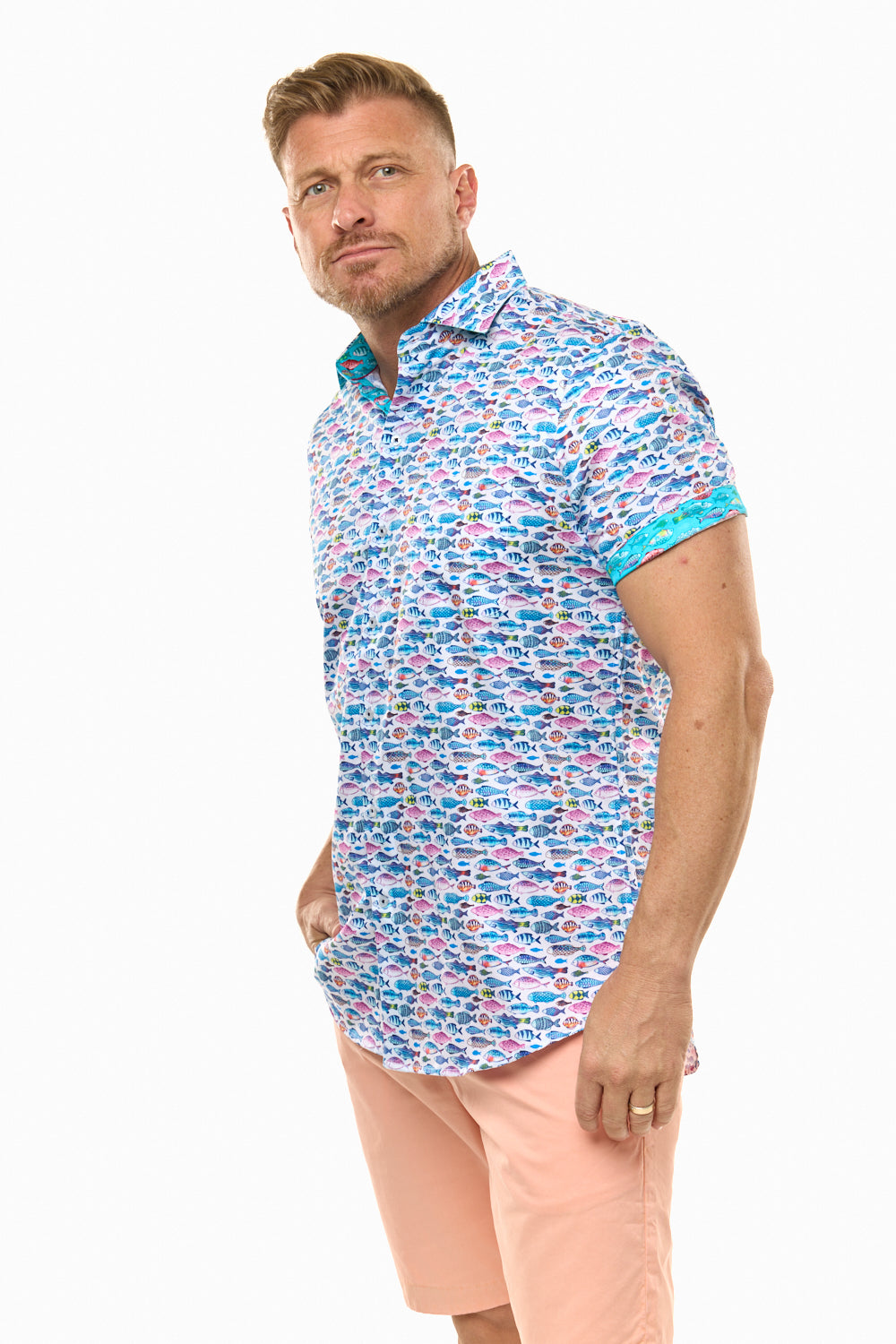 TROPICAL SHIRT SALT-David Smith Australia