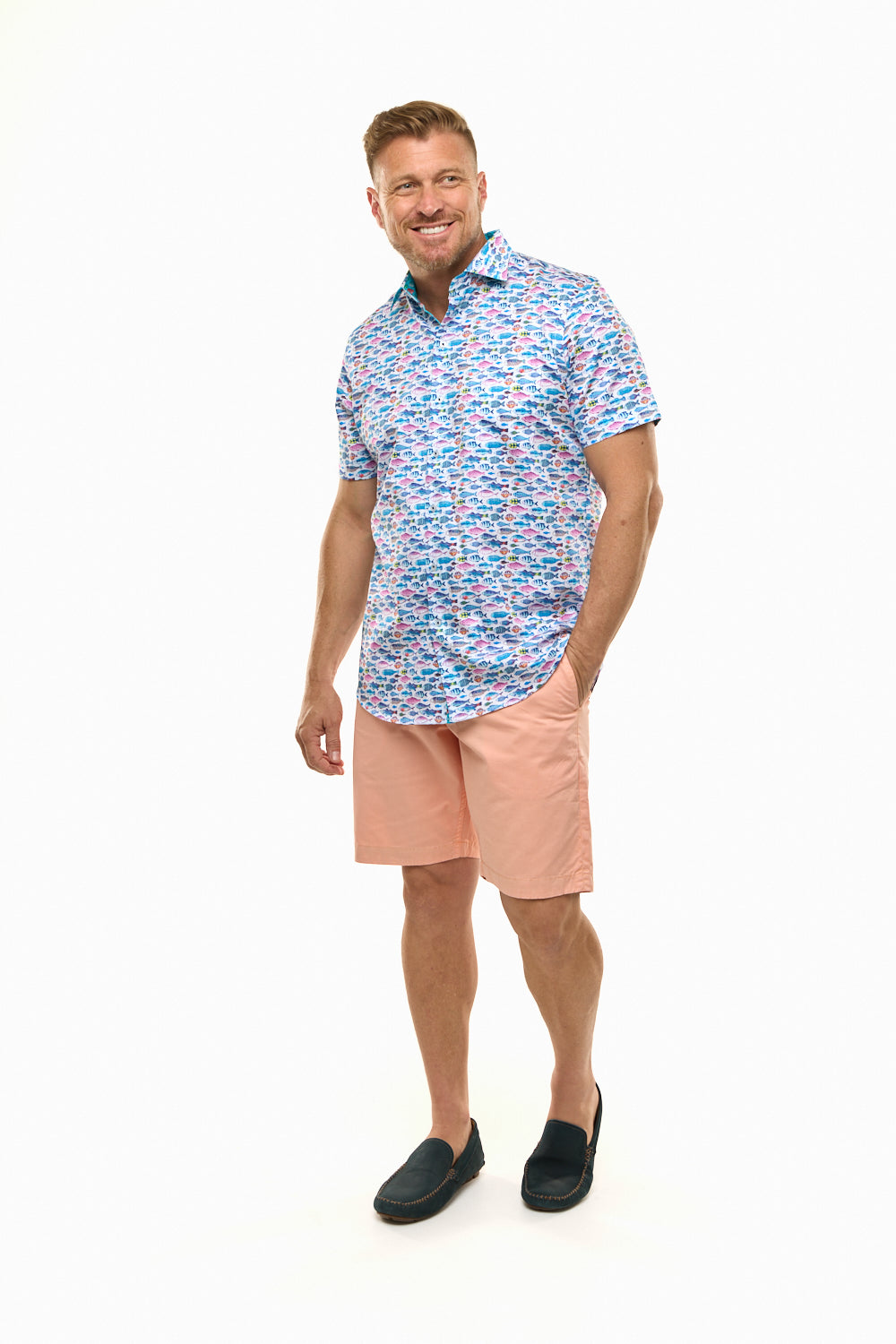 TROPICAL SHIRT SALT-David Smith Australia