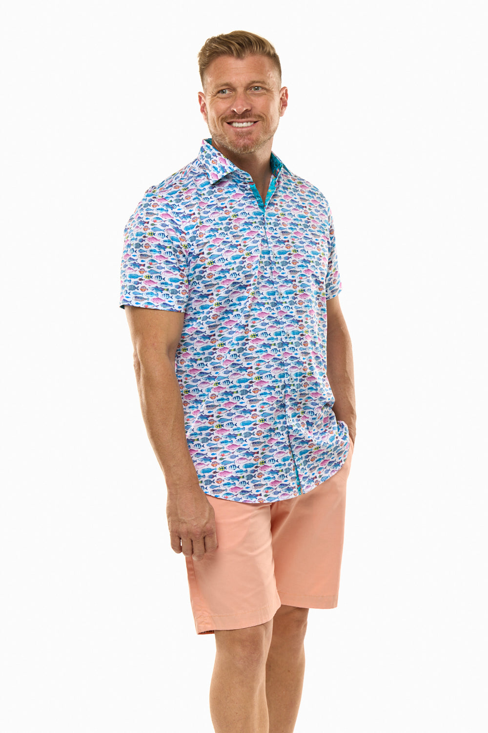 TROPICAL SHIRT SALT-David Smith Australia