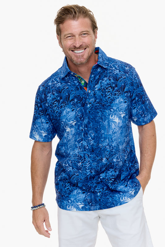 IBIZA POLO SHIRT BLUE