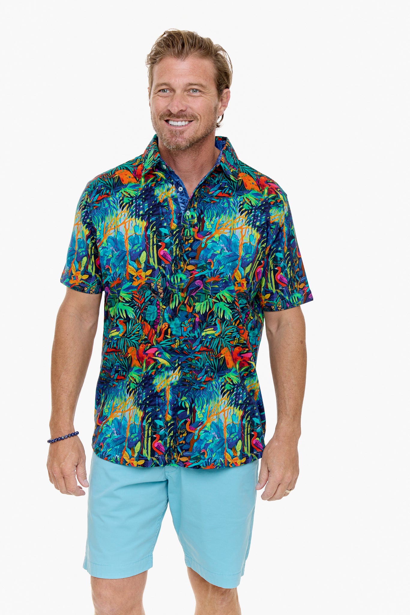 IBIZA POLO SHIRT MULTI-David Smith Australia