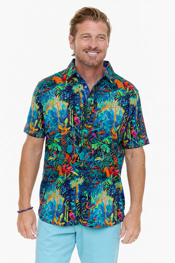 IBIZA POLO SHIRT MULTI-David Smith Australia