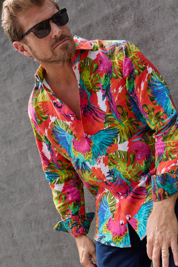 PIGMENTATION LINEN SHIRT-David Smith Australia